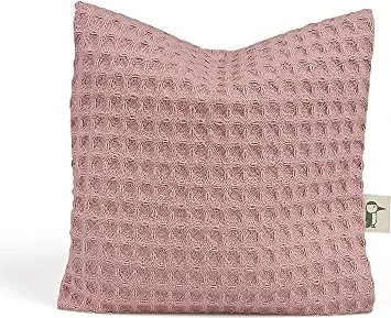 Grünspecht Rapssamen-Kissen mit Bezug aus Waffelpiqué Wärmekissen rosa