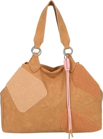 fritzi aus Preußen Izzy Medium Limited Happy Flocked Shopper soft chestnut