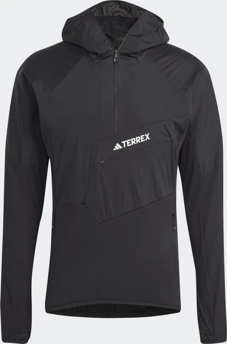 adidas Techrock Ultralight 1/2-Zip Hooded Anorak schwarz (Herren)
