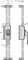 ABUS FOS650 B AL0089 braun, Fenster-Stangenschloss Vorschaubild