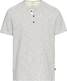 Camel Active Henley Baumwolle T-Shirt kurzarm beige (Herren)