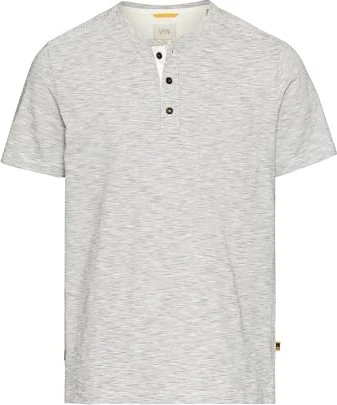 Camel Active Henley Baumwolle T-Shirt kurzarm beige (Herren)