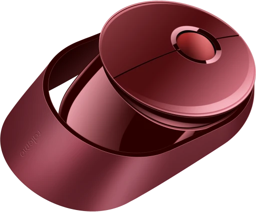 Rapoo Ralemo Air 1 Multi-mode Wireless Charging Mouse Deep Red, USB/Bluetooth