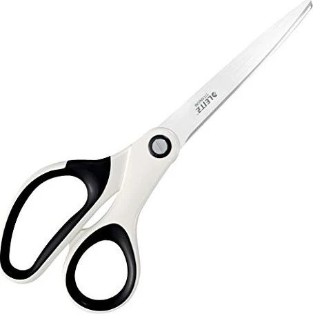 Leitz WOW Titan Büroschere, Universalschere/Papierschere, Rechtshänder, 205mm, schwarz/weiß