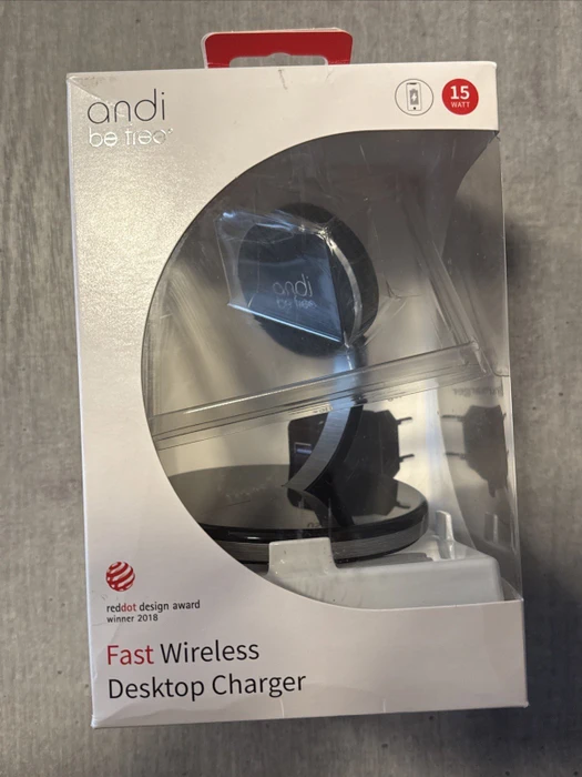 andi be free Wireless Desktop Charger 15W schwarz