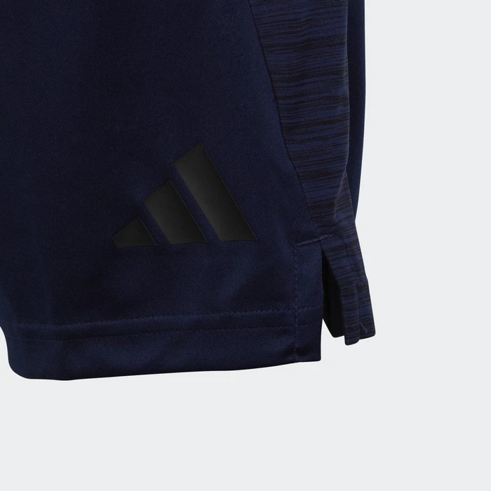 adidas Aeroready Heather Trainingshose kurz dark blue/black (Junior)