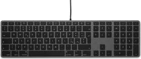 LMP Tastatur mit Zahlenblock für Mac, Space Gray, USB, IT (LMP-KB-1243-IT-SG / 18251)