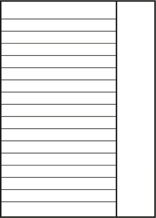 Oxford Schulheft, A4, Lineatur 25, blau, 16 Blatt