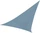 Perel Dreieck Sonnensegel 360cm hellgrau (GSS3500BG)