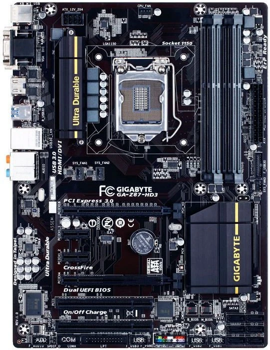 GIGABYTE GA-Z87-HD3 (Intel 1150)