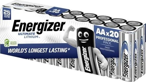 Energizer Ultimate Lithium Mignon AA, 20er-Pack