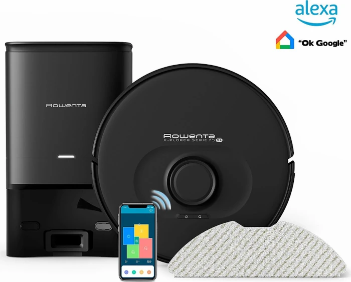 Rowenta RR8595 X-plorer Serie 75S Saug-/Wischroboter inkl. Absaugstation