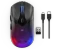 Lenovo Legion M410 RGB Wireless Gaming Mouse, schwarz/transparent, USB Vorschaubild