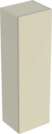 Geberit Smyle Square Mittel-Hochschrank 36x118x29.9cm, 1 Türe, sand-grau