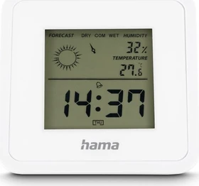 Hama Borneo Hygrometer-Temperaturstation weiß, digital