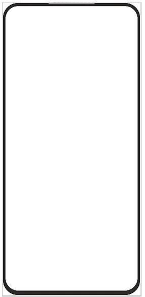 ISY Displayschutzglas 2.5D für Samsung Galaxy A56 5G schwarz