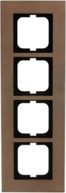 Busch-Jaeger Carat Abdeckrahmen 4-fach Rahmen, bronze