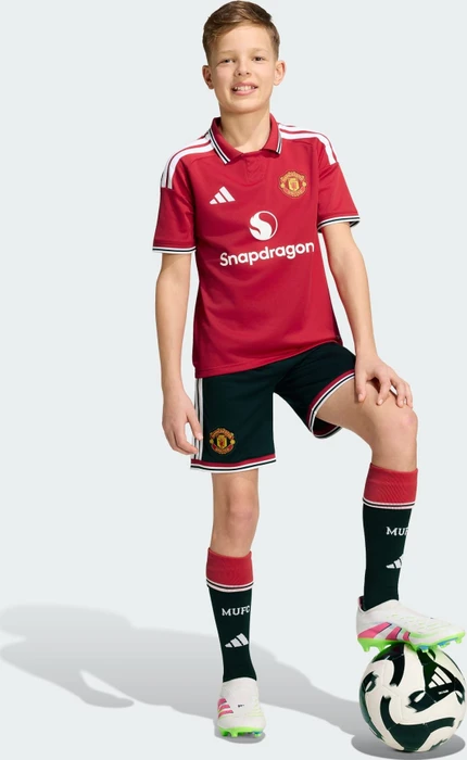 adidas Manchester United 2026/2027 Heimshorts schwarz (Junior)