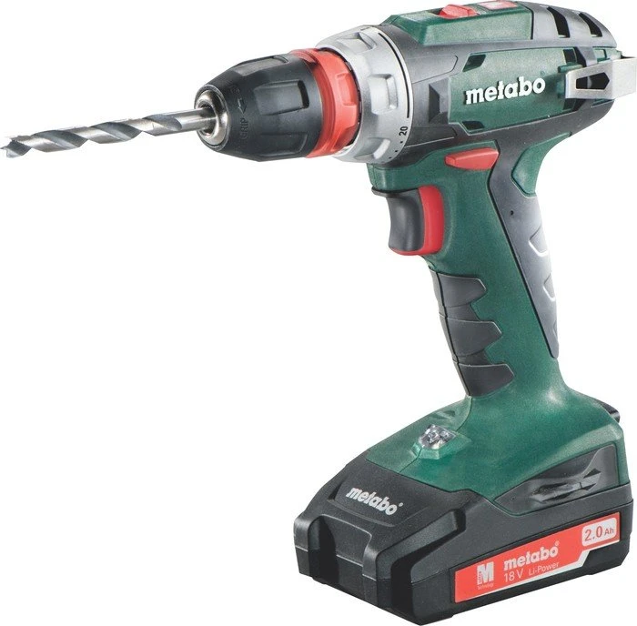 Metabo BS 18 Quick Akku-Bohrschrauber inkl. Koffer + 2 Akkus 2.0Ah