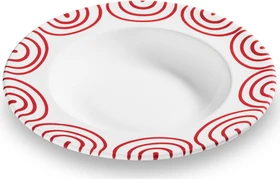 Gmundner Keramik Rotgeflammt Suppenteller Gourmet 24cm