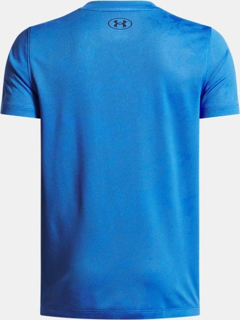Under Armour Tech Vent Jacquard Funktionsshirt kurzarm blue atlantis/washed navy (Junior)