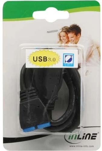 InLine extern/intern USB 3.0-Konverter Kabel, 0.4m