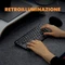 Perixx Periboard-732 Wireless Mini Keyboard, schwarz, LEDs weiß, USB, IT Vorschaubild
