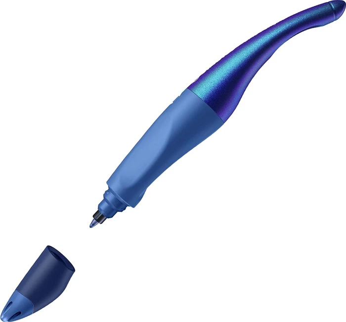 STABILO EASYoriginal Tintenroller (Mine) holograph blau/blau, Rechtshänder