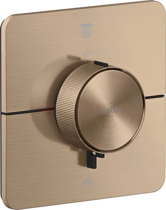 Hansgrohe Axor ShowerSelect ID softsquare Thermostat für 2 Verbraucher brushed red gold