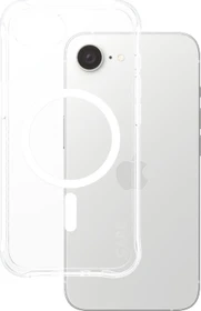 PanzerGlass Care Fashionable Case Samba Magnetic Qi für Apple iPhone 16e transparent/weiß