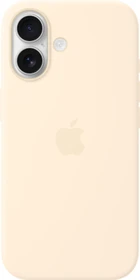 Apple Silikon Case mit MagSafe für iPhone 17 vanille