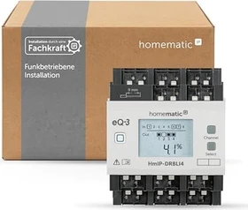 eQ-3 Homematic IP Jalousieaktor für Hutschienenmontage, 4-fach, Schaltaktor (154362A0)