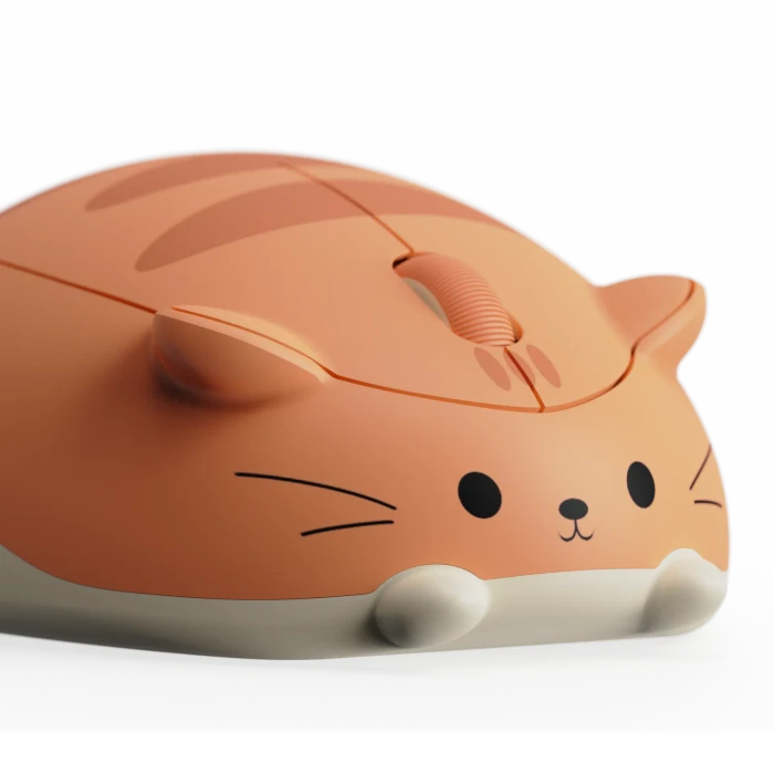 Akko x Waigua Cat Theme Wireless Mouse, Orange Kate, USB