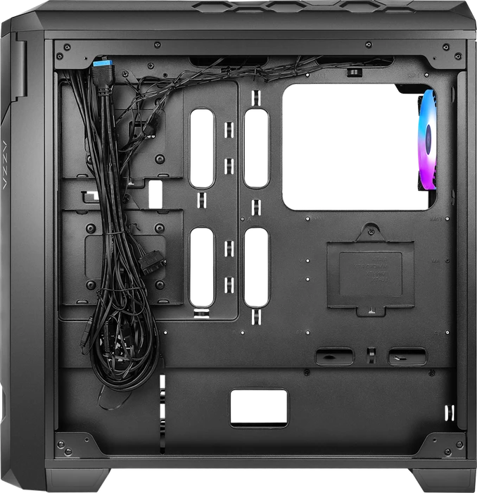 AZZA Storm 6000-ARGB, schwarz, Glasfenster