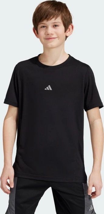 adidas Training Aeroready Funktionsshirt kurzarm black/reflective silver (Junior)