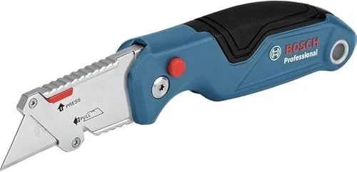 Bosch Professional Klappmesser, beidhändig, schwarz/blau