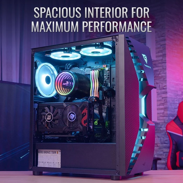 AeroCool Cronus, Glasfenster