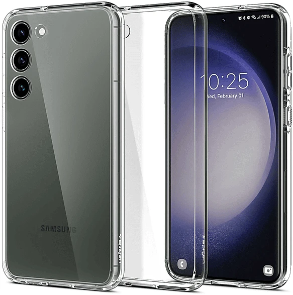 Spigen Ultra Hybrid für Samsung Galaxy S23+ Crystal Clear
