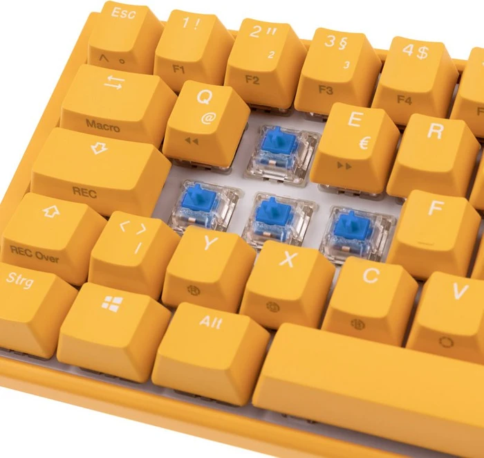 Ducky One 3 Yellow SF PBT, LEDs RGB, MX RGB BLUE, USB, DE