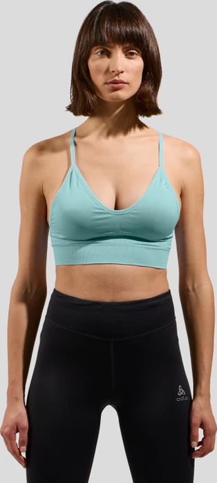 Odlo Padded Seamless Soft 2.0 Sport-BH aqua haze (Damen)