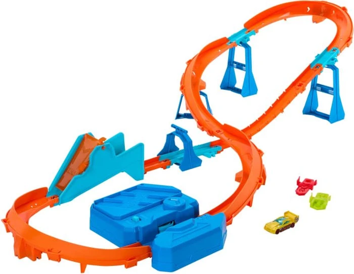 Mattel Hot Wheels Track Creator Boosted Jump Speedway Set
