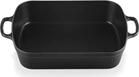 Le Creuset Bratreine aus Gusseisen 44.2x28.6cm 6.6l schwarz matt
