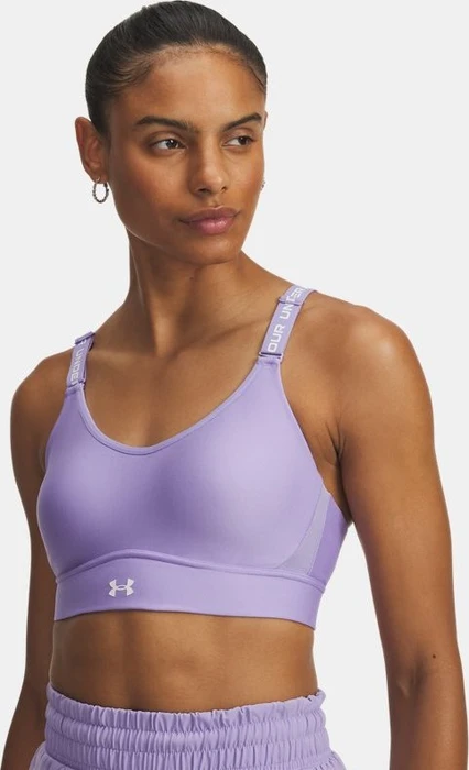 Under Armour Infinity 2.0 Mid Sport-BH transparent/weiß (Damen)
