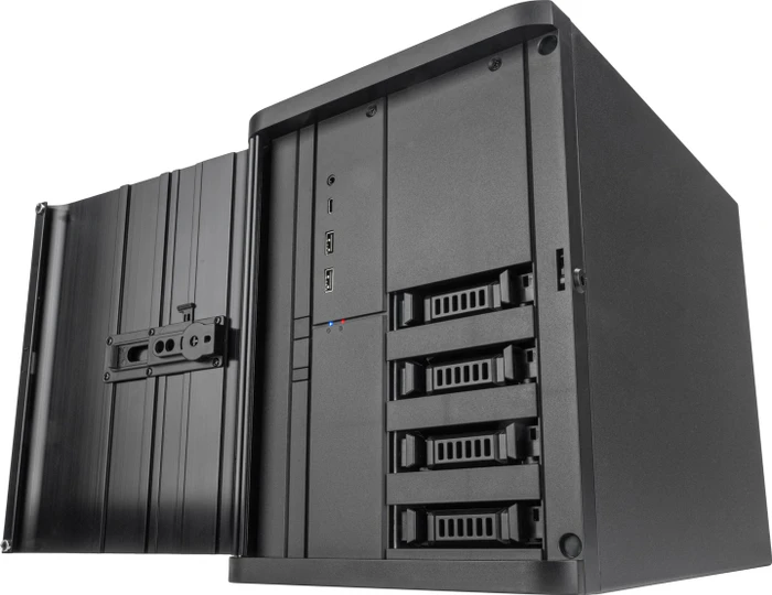 SilverStone Case Storage CS240, schwarz, Mini-ITX