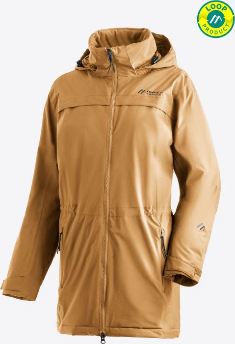 Maier Sports Metor Funktionsmantel brandy punch (Damen)