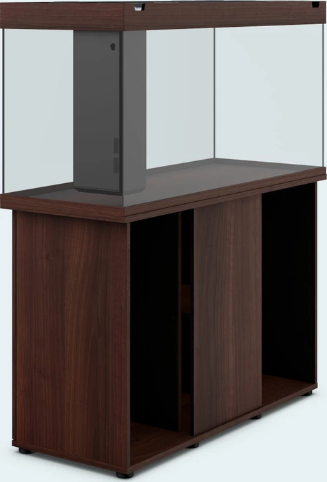 Juwel Rio 350 LED Aquarium-Set mit Unterschrank, dunkles Holz/dunkles Holz, 350l