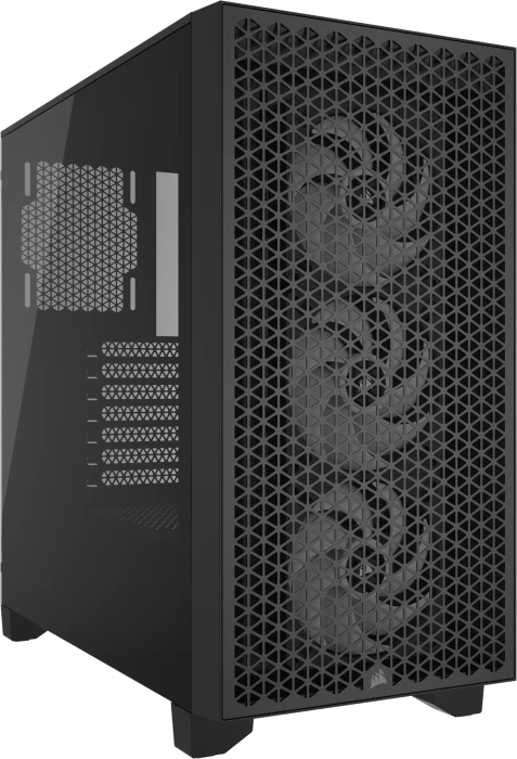 Corsair 3000D RGB Airflow, schwarz, Glasfenster