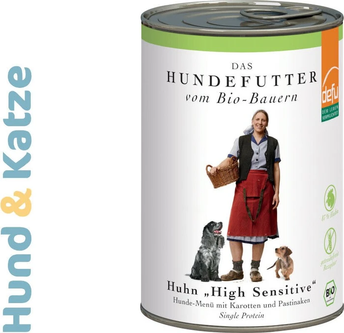 defu High Sensitiv Huhn getreidefrei Adult Hundefutter, 4.92kg (12x 410g)