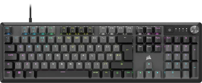 Corsair Gaming K70 CORE, Steel Gray, MLX RED, USB, UK