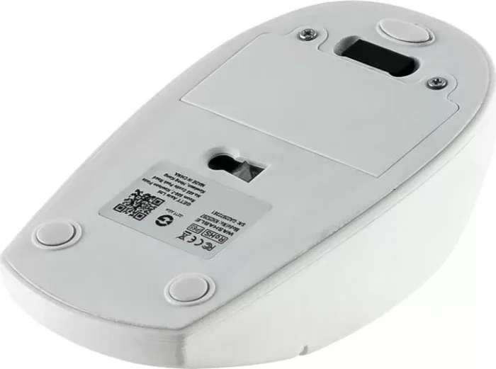 GETT KH25207 Wireless Silicone Mouse with Click-Scroll, weiß, USB